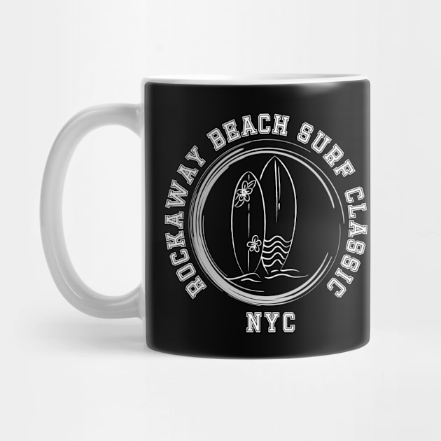 Rockaway Beach Surf Classic (Dark Colors) by Proud Town Tees